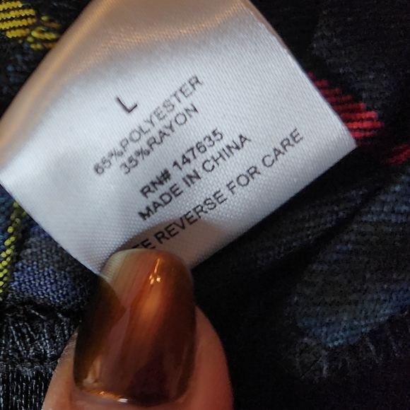 NWT Romeo & Juliet Couture Pull On Twill Pleat Tartan Plaid Skirt Holiday Large - Picture 10 of 16